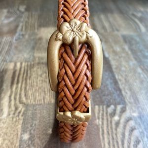 Floral Buckle Waist Belt